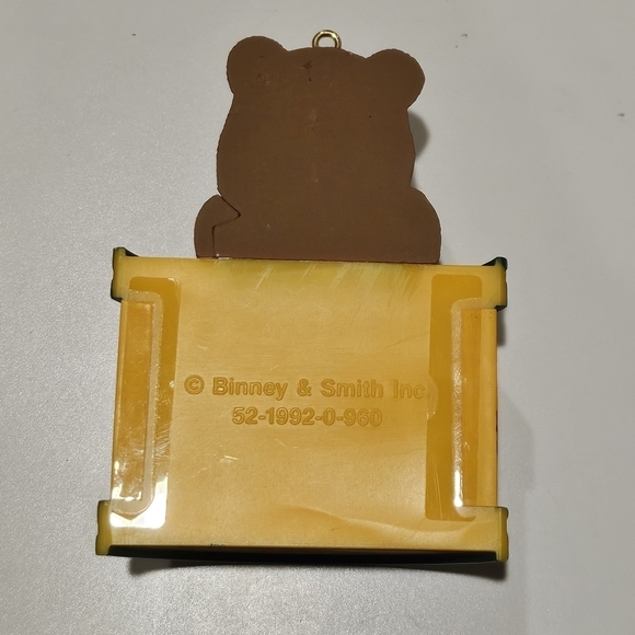 Vintage Rare 1990's Binney & Smith Crayola Bear & Drum Tree Ornament - Picture 3 of 5